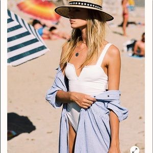 Free People Pippa V-Wire Bodysuit
